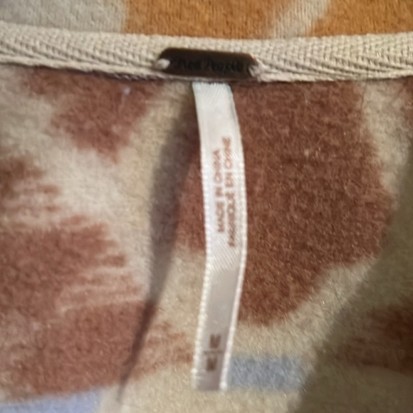 Free People Sedona Jacquard Ruby Jacket SZ Medium - Picture 5 of 12